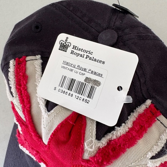 Historic Royal‎ Palaces - Vintage Union Jack Distressed Hat - NEW. - Picture 3 of 11